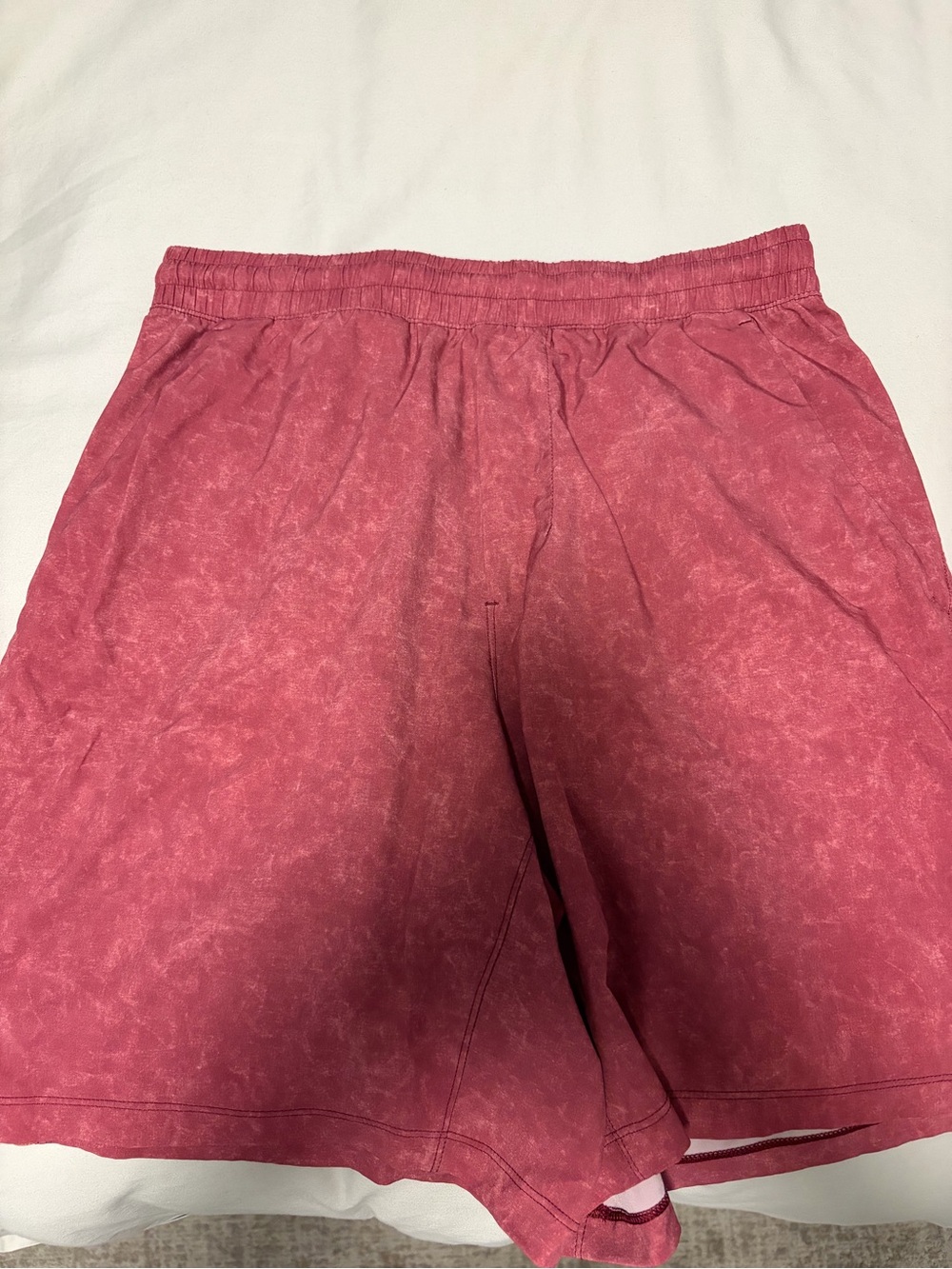 Lululemon Men's Pace Breaker 7” (Liner-less) Red Athletic Shorts